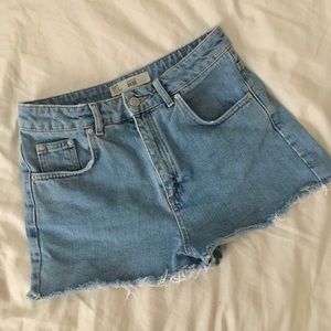 Topshop Moto Mom Shorts